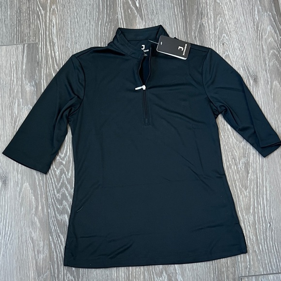 Other - Black Quarter-Zip girls dress
